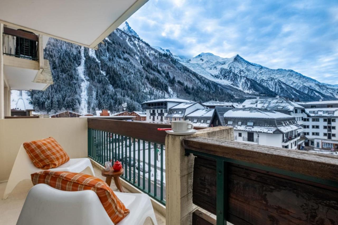Apartment With Balcony And Mountain View Chamonix Eksteriør billede